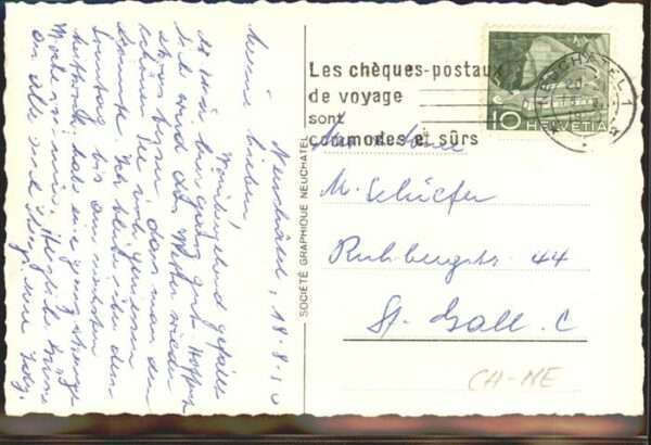 Neuchatel NE Vue sur la ville – Bild 2