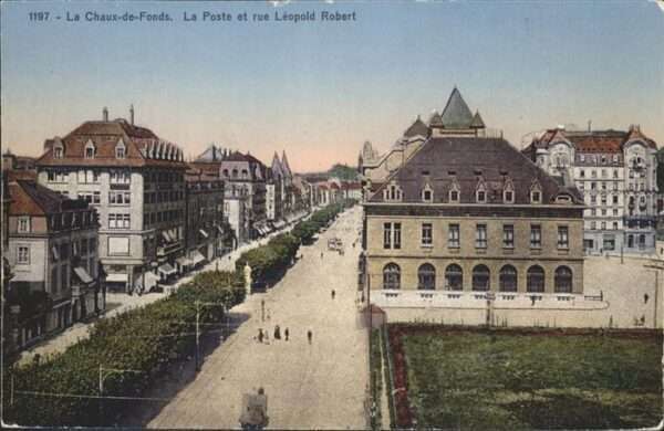 La Chaux-de-Fonds La Poste rue Leopold Robert