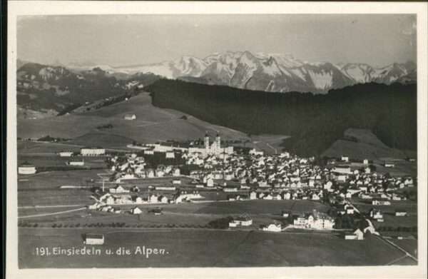 Einsiedeln SZ Gesamtansicht