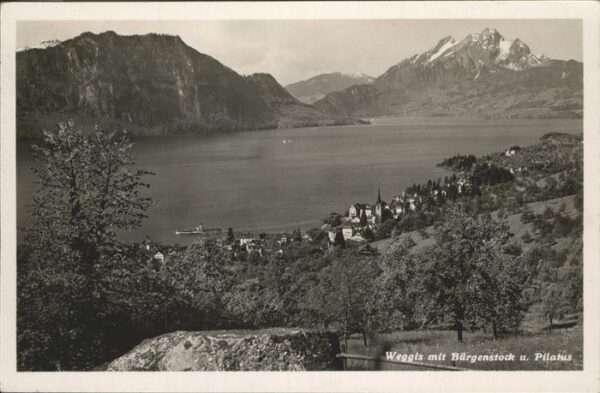 Weggis Vierwaldstaettersee Bürgenstock Pilatus