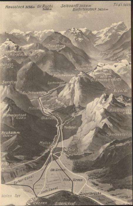 Glarus GL und Umgebung