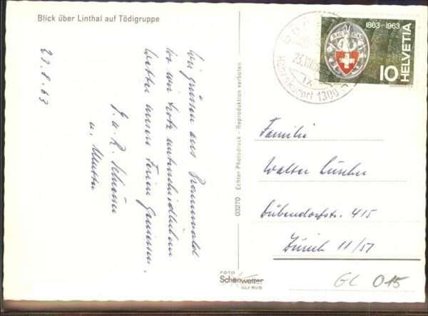 Linthal Glarus Tödigruppe – Bild 2
