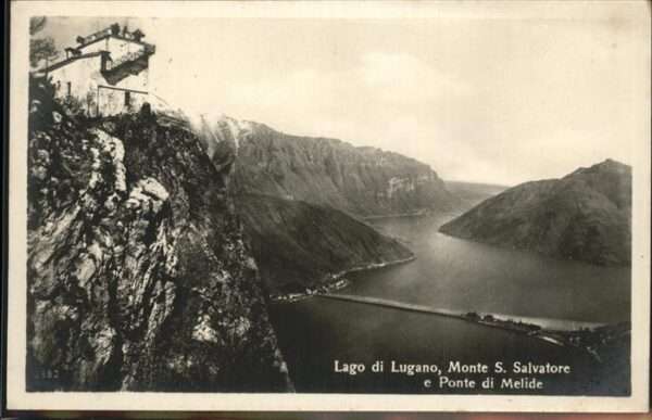 San Salvatore Lago di Lugano Ponte di Melide