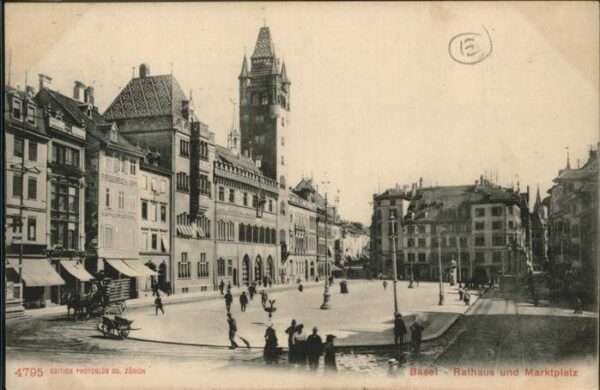 Basel BS Rathaus Marktplatz