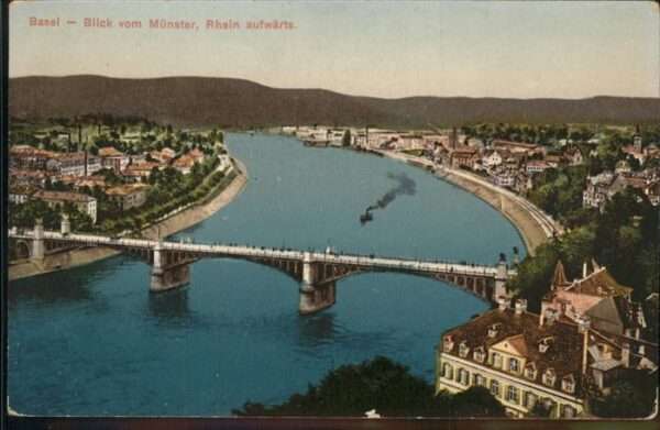 Basel BS Rhein aufwärts