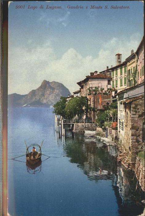 Gandria Lago di Lugano Lago di Lugano Monte S. Salvatore