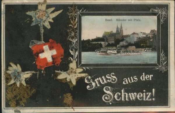 Basel BS Münster Pfalz Rheindampfer Edelweiss