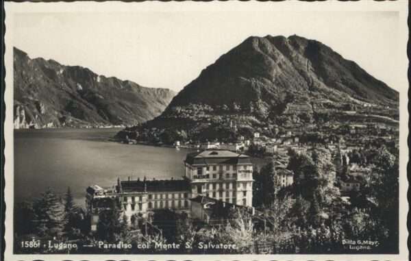 Lugano TI col Monte S. Salvatore
