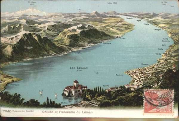 Lac Leman Genfersee Chilion