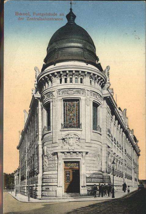 Basel BS Postgebäude Zentralbahnstrasse