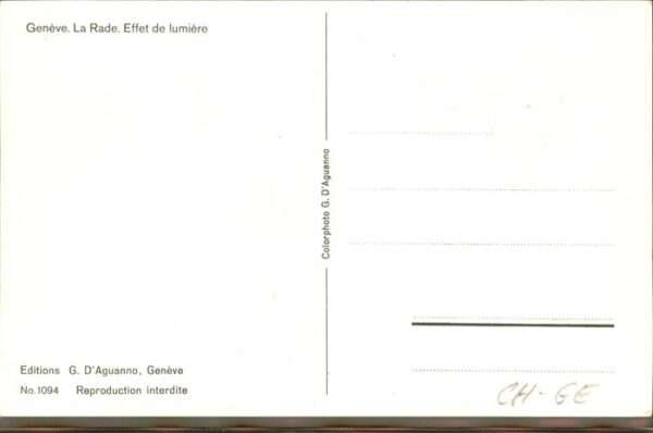 Geneve GE Effet de lumiere La Rade – Bild 2