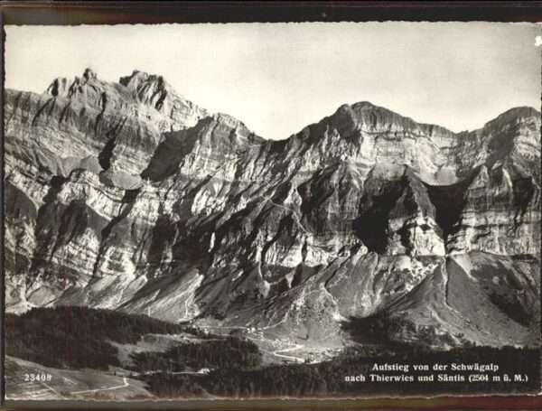 Schwaegalp AR Thierwies Säntis