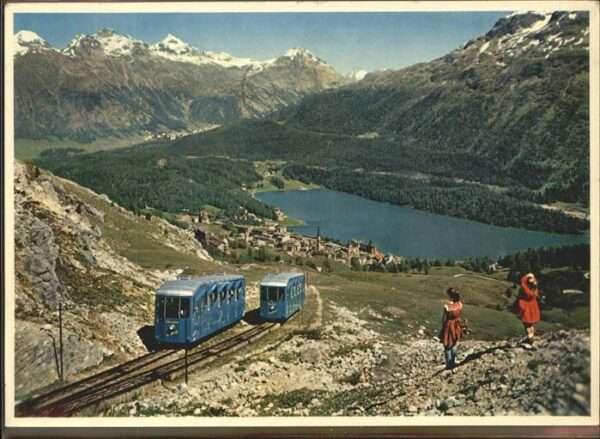 St Moritz GR Vorviglia Bahn Piz Languard