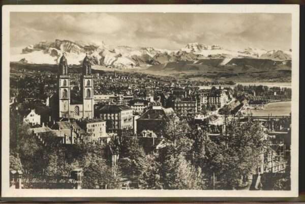 Zuerich Stadt Alpen