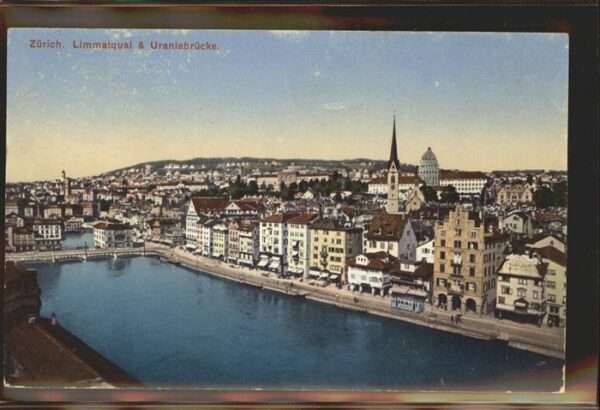 Zuerich Limmatquai Uraniabrücke