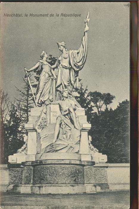 Neuchatel NE Monument de la Republique