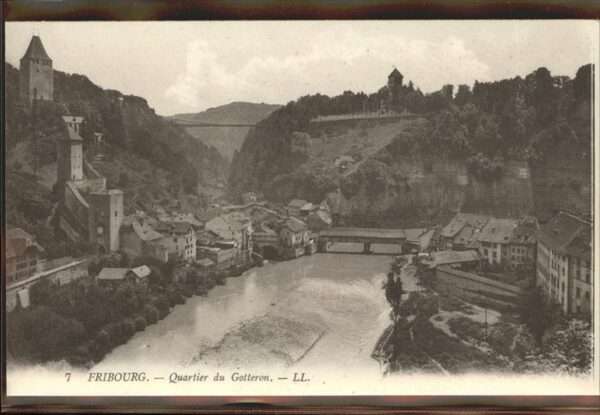 Fribourg FR Quartier du Gotteron