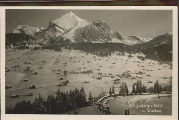 Wildhaus SG Schafberg Säntis