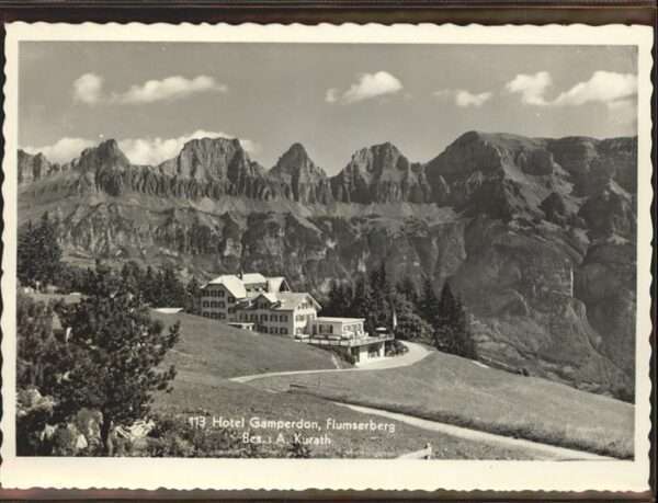 Tannenbodenalp Hotel Gamperdon