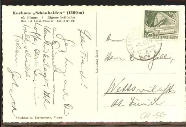 Flums Kurhaus Schönhalden – Bild 2