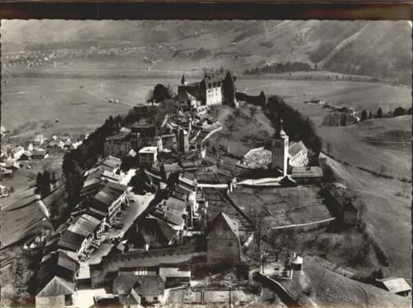 Gruyeres FR Fliegeraufnahme