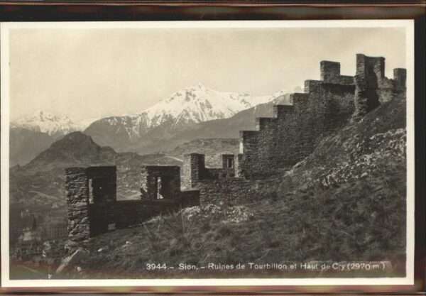 Sion VS Ruines de Tourbillon Haut de Cry