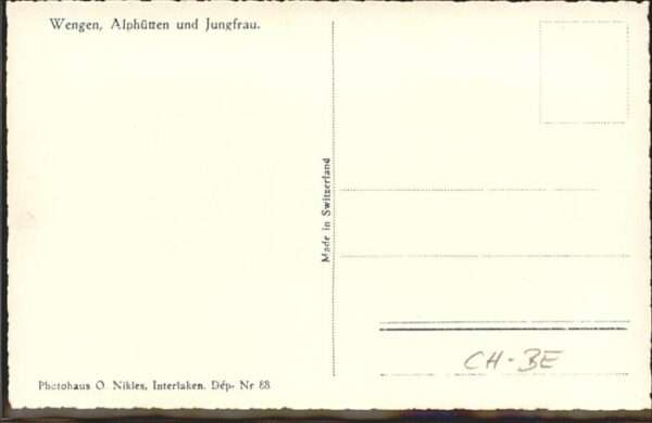 Wengen BE Alphütten Jungfrau – Bild 2