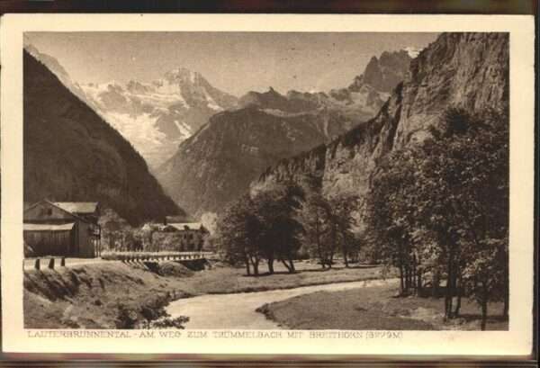Lauterbrunnen BE Trümmelbach Bretthorn