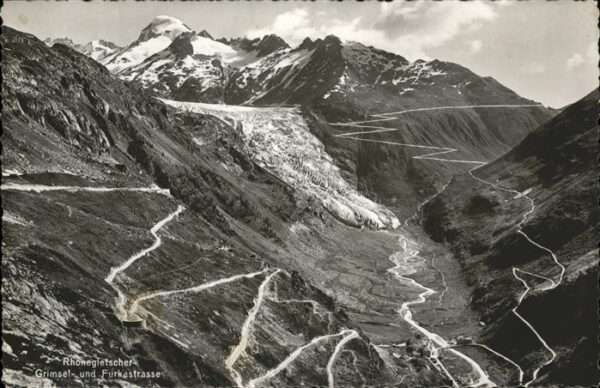Rhonegletscher Glacier du Rhone Grimsel- und Furkastraße