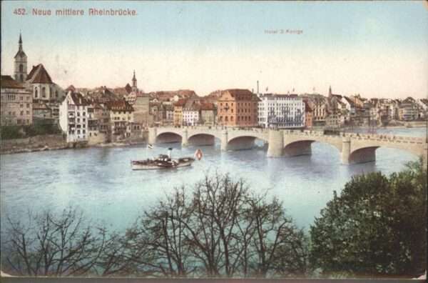 Basel BS Neue Mittlere Rheinbrücke