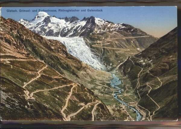 Grimsel Pass Furkastrasse Rhonegletscher Galenstock