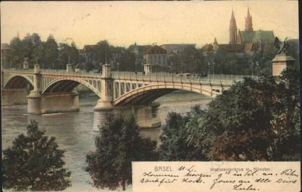 Basel BS Wettsteinbrücke Münster
