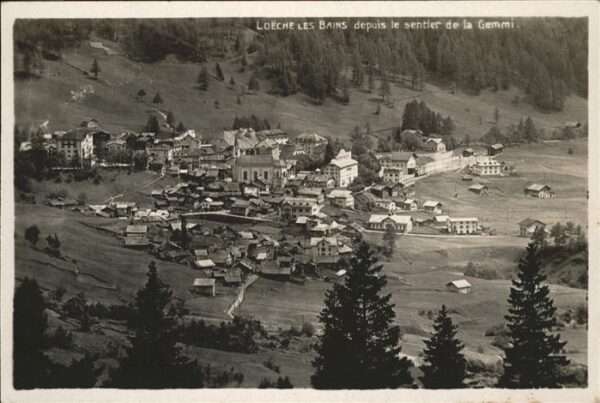 Loeche-les-Bains Luftbild