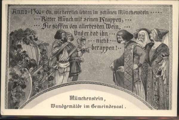Muenchenstein Wandgemälde Gemeinderat