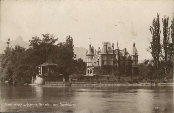 Scherzligen Schloss Schadau Stockhorn