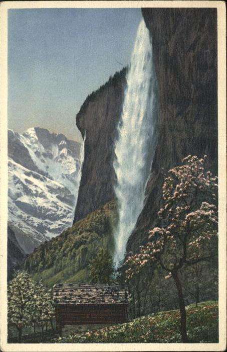 Lauterbrunnen BE Staubbach Grosshorn