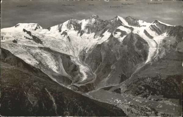 Saas-Fee Feegletscher Mischabelkette