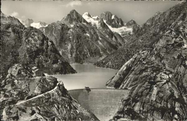 Grimsel Pass Spitallammsperre Finsteraarhorn