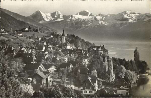 Hilterfingen Thunersee Eiger Mönch Jungfrau