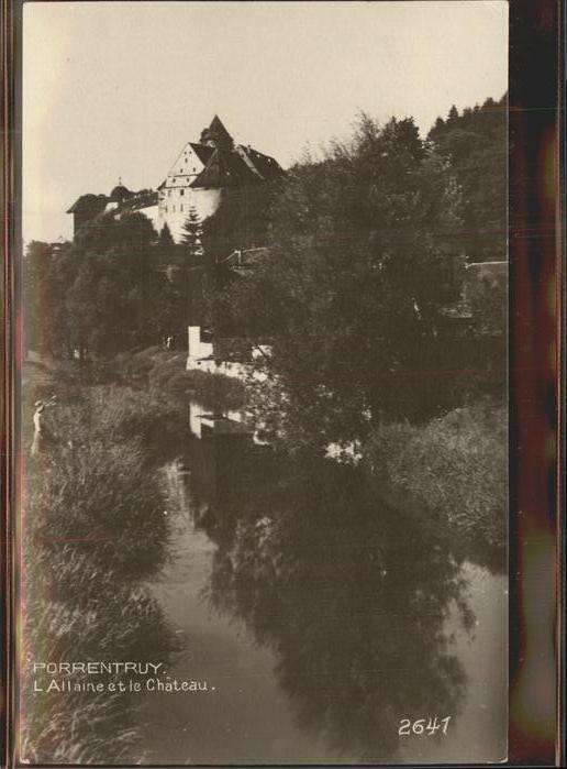 Porrentruy L Allaine et le Chateau