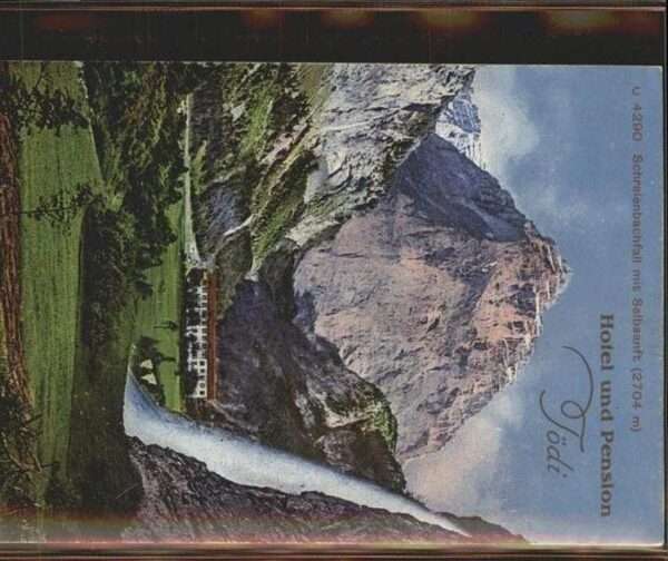 Linthal Glarus Hotel-Pension Tödi Schreienbachfall Sel