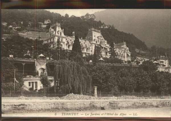 Territet Les Jardins l_Hotel des Alpes
