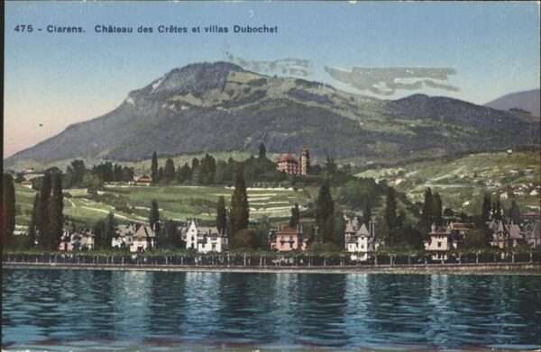 Clarens VD Chateau des Cretes villas Dubochet