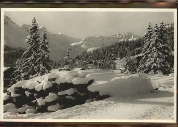 Arosa GR Panorama Winterimpressionen