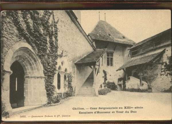 Chillon Chateau de Chillon Cour Seigneuriale Es