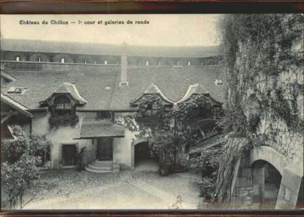 Chillon Chateau de Chillon Cour et galeries de