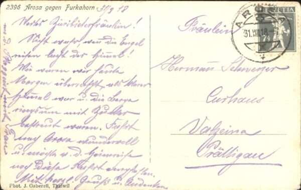 Arosa GR Teilansicht Furkahorn – Bild 2