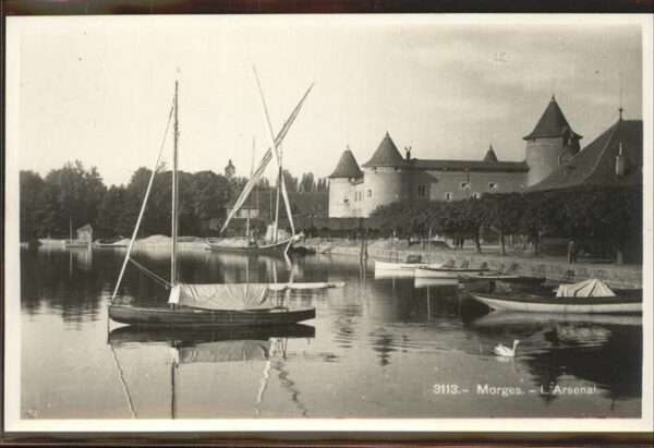 Morges L arsenal Lac Leman Segelboot