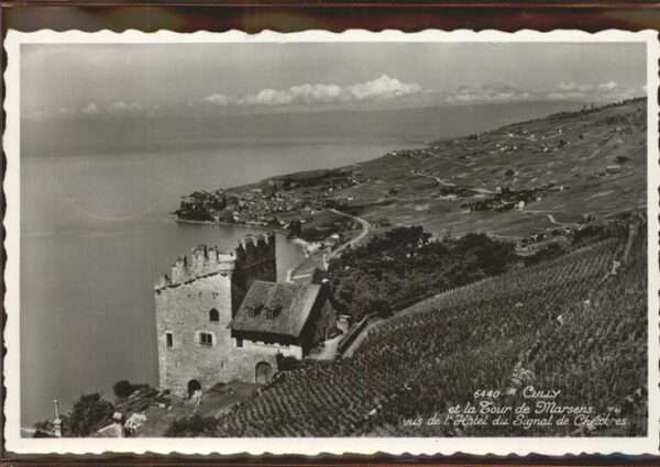 Cully VD Tour de Marsens vus de l Hotel du Signa