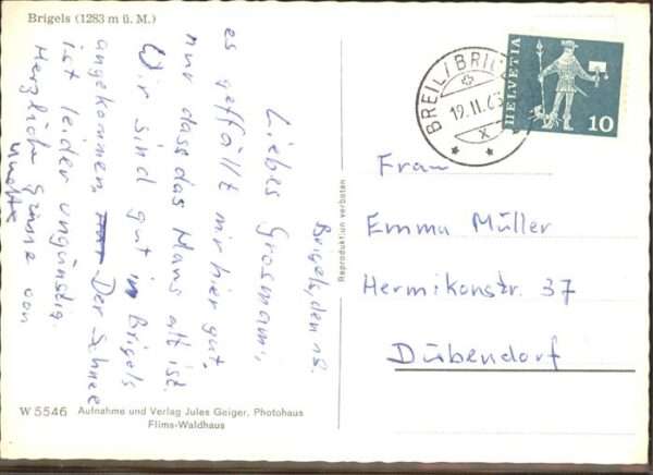 Brigels Teilansicht Graubünden – Bild 2